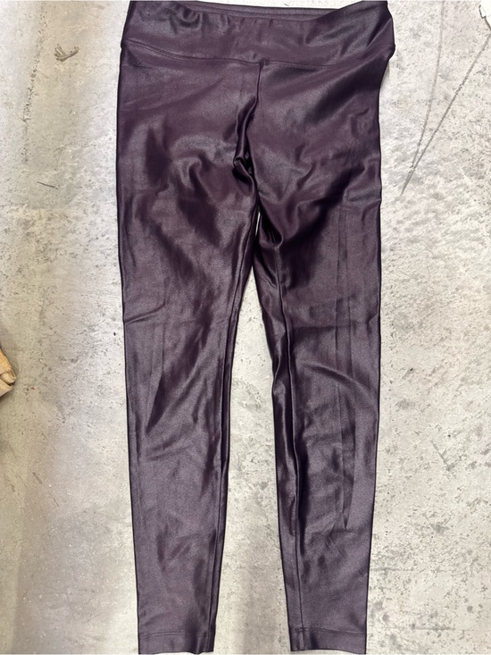 Koral Pants - Koral Shiny Plum Active Leggings